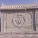 广元 芝麻白花岗岩屏风，照壁，影壁
