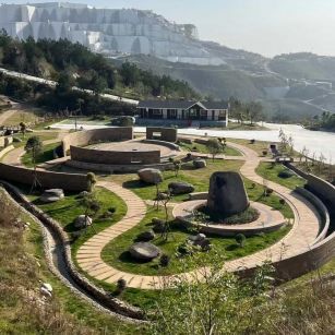 广元仿古石铺装整体效果