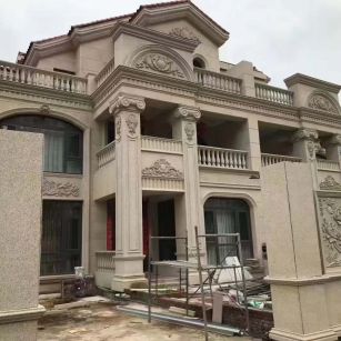 广元黄金麻别墅外墙安装效果