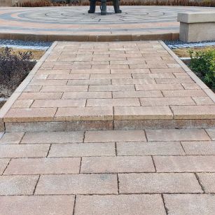 广元仿古石铺装效果