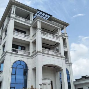 广元芝麻白别墅干挂效果展示