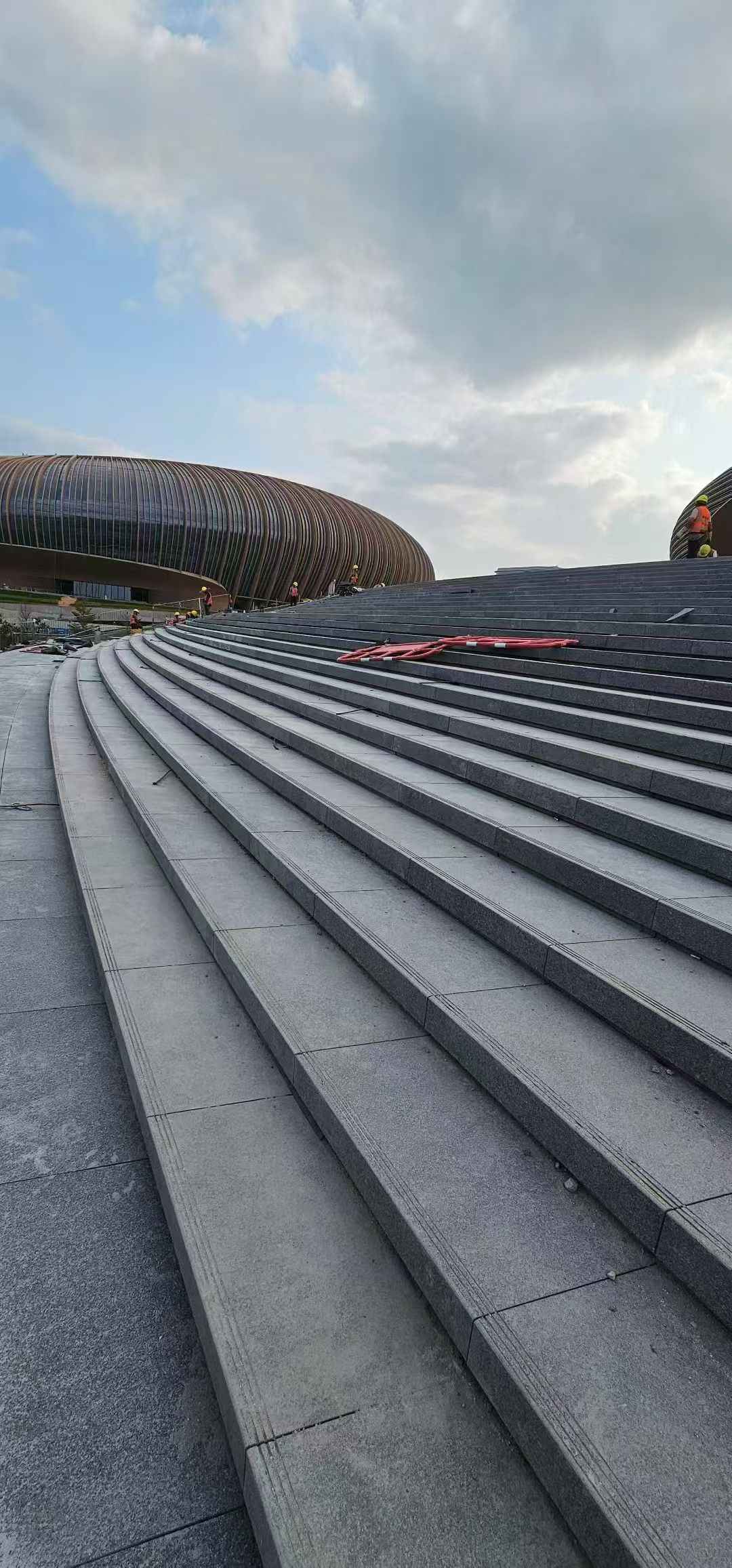 广元 弧形整石台阶铺装效果图