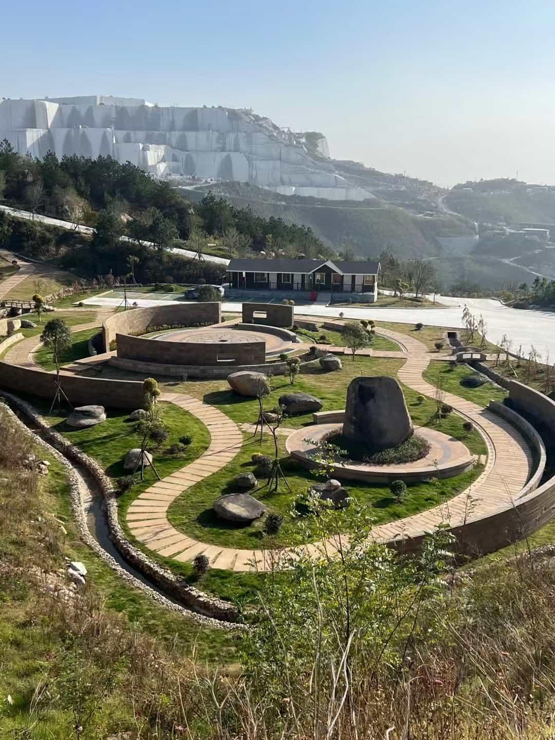 广元仿古石铺装整体效果