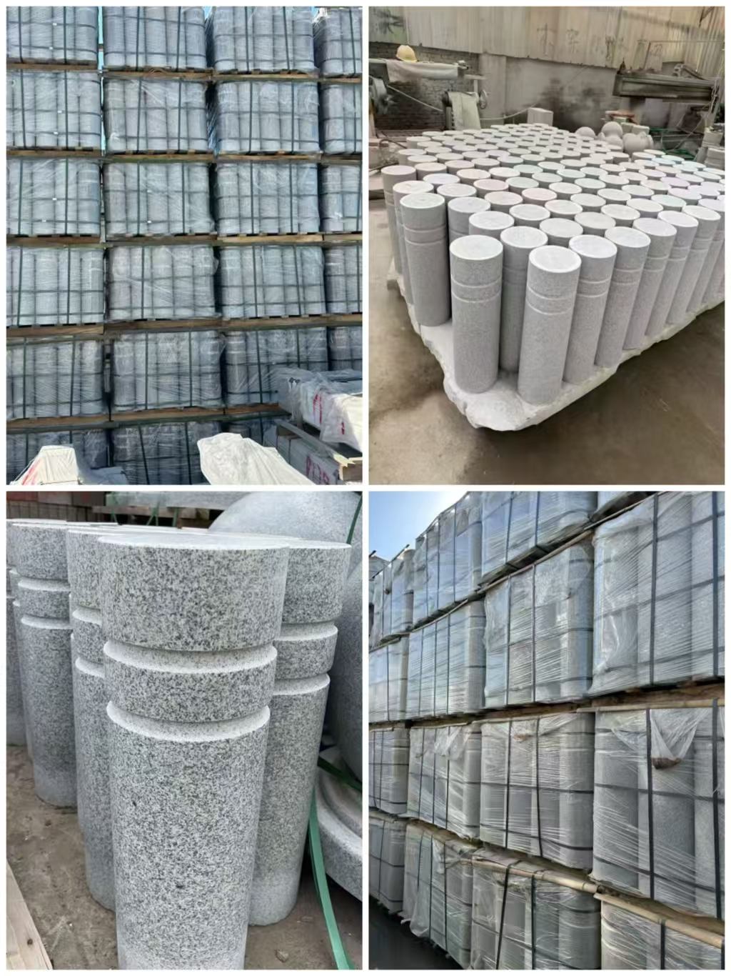 广元 芝麻白花岗岩挡车柱、隔离柱多少钱