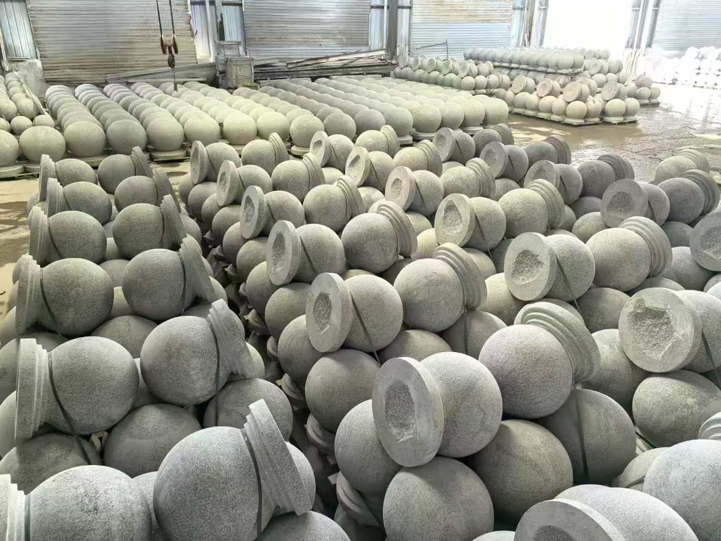 广元石材挡车球