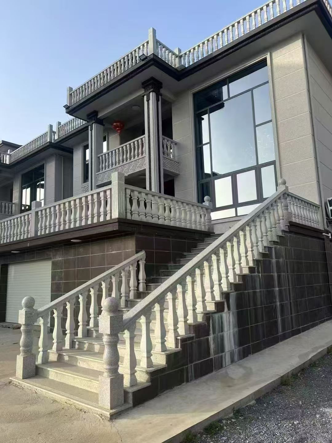 广元 芝麻白别墅阳台栏杆，楼梯栏杆