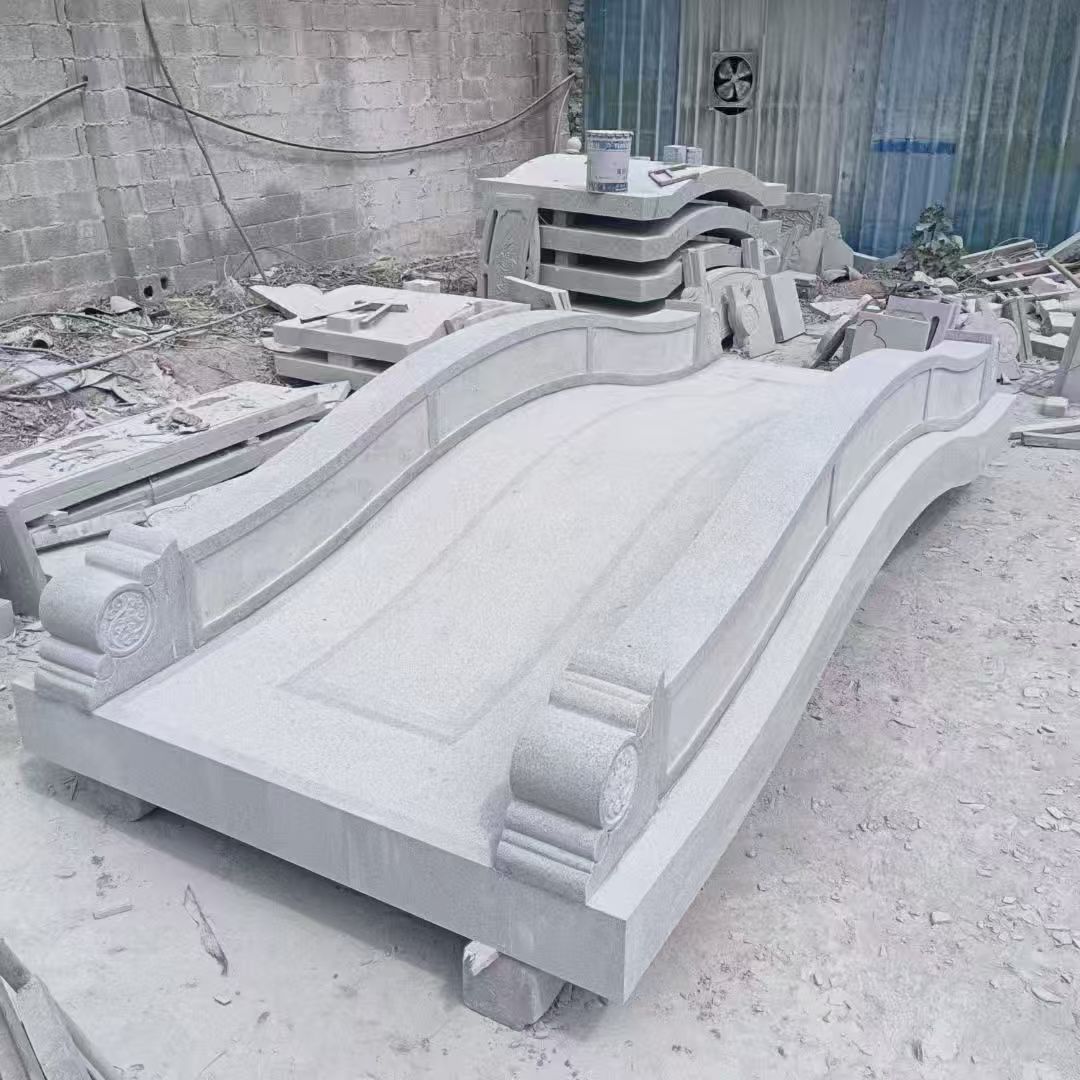 广元 芝麻灰花岗岩园林景观 小石桥