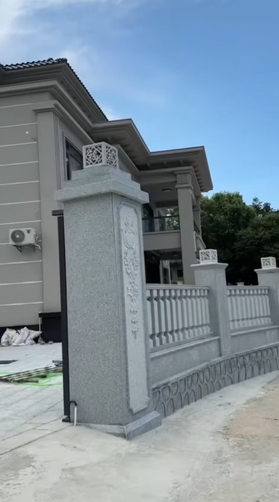 广元 芝麻白别墅围墙栏杆，私人订制