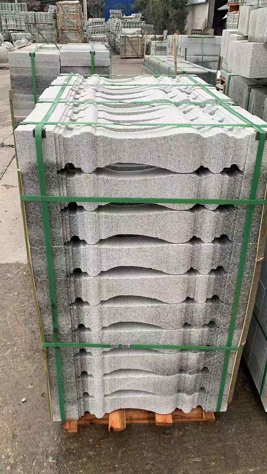 广元 芝麻白方形拉丝面，栏杆花瓶柱