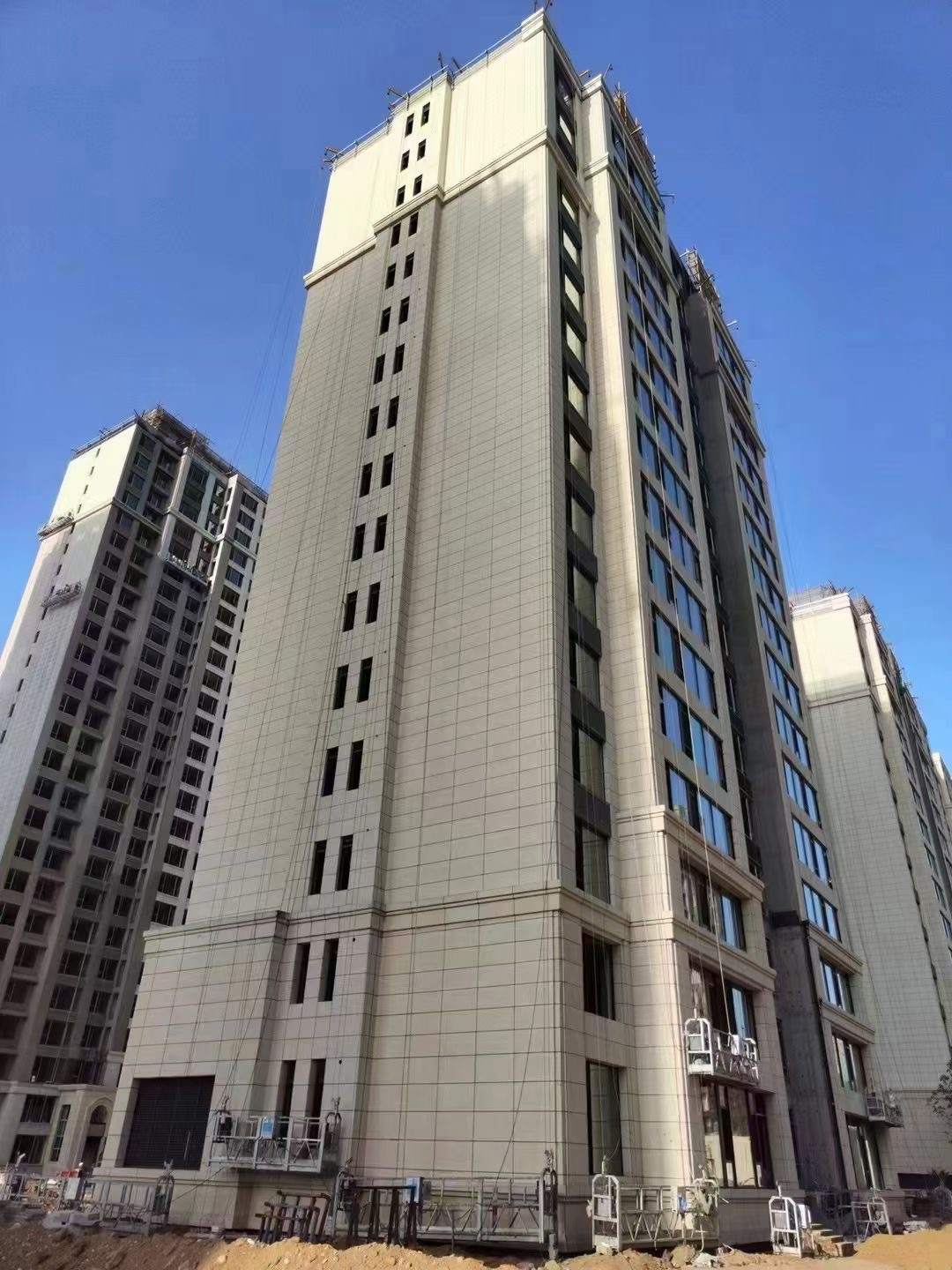广元黄金麻高端小区，外墙干挂